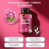 Menophase Complex 2150mg par portion - avec Vitamines B6, B9, B12 et D3 - Magnésium, fer et zinc - 120 Gélules Vegan 4 mois 