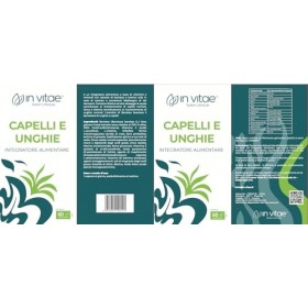 In VITAE Compléments pour cheveux et ongles femme – avec biotine, zinc, fer, vitamine b, vitamine e, acide folique – anti-chu