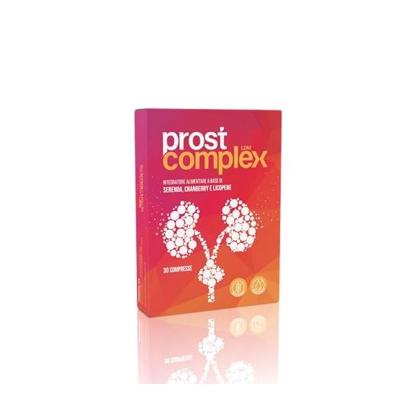 LDM Prost Complex – Complément Prostate Homme avec Serenoa, Cranberry et Lycopène – Bien-être Prostatique et Voies Urinaires 