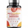 MULTIVITAMINES ET MINERAUX 30 Nutriments Bioactifs - 90 gélules Vegan 45 jours - Immunité, Tonus, Antioxydant - Dosage optima