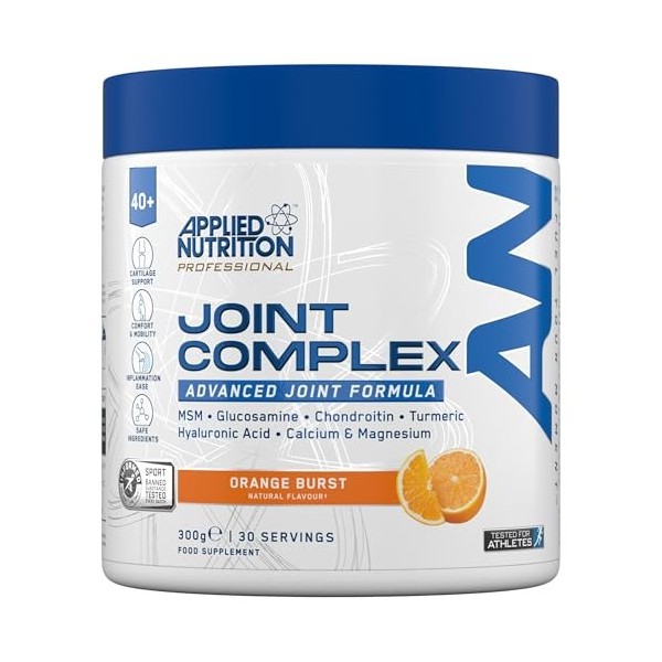 Applied Nutrition Mens 40+ Joint Complex 300g Orange Burst - Vitamines, minéraux et santé - Soutien articulaire