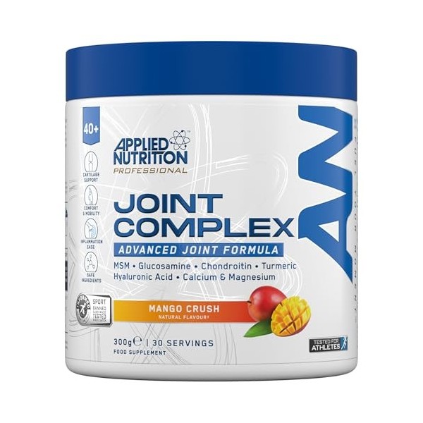 Applied Nutrition Mens 40+ Joint Complex 300g Coup de cœur mangue - Vitamines, minéraux et santé - Soutien articulaire