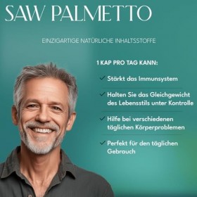 BOOS LABS Palmier nain | 500 mg | 150 gélules végétaliennes | 1 gélule par jour | Gélules de palmier nain à haute dose | Extr