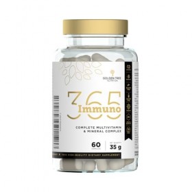 Golden Tree Immuno365 Multivitamines et Minéraux – Complexe Multivitaminé avec Vitamines C, D3, E, A, Complexe de Vitamines B