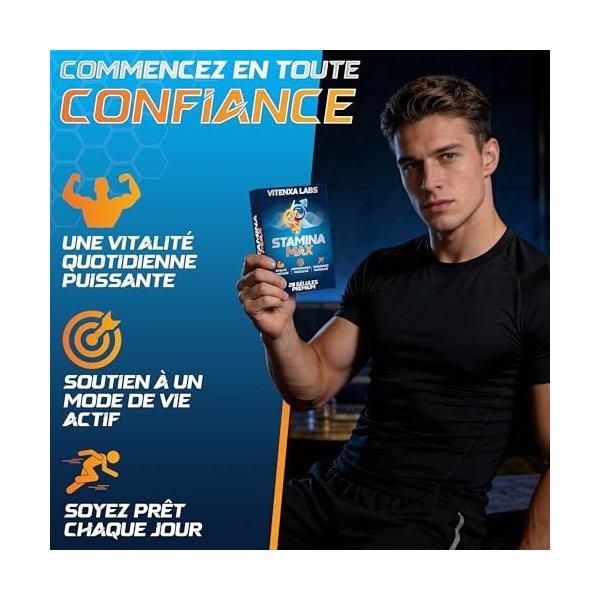 Ginseg & Maca Supplement for Active Men- Herbal Energy Support with Daily Vitality Formula- 20 Premium Capsules