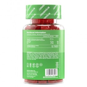 Crinière De Lion Gommes Pour Enfants - 30 Gommes Sans Sucre - Complexe De Champignons Avec Zinc, Vitamine B6 Et Acide Folique
