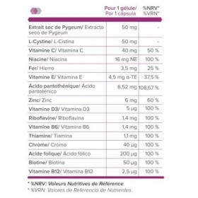 Formule Cheveux Homme | Avec Biotine, Zinc, Pygeum Africanum | Acides Aminés Soufrés, Vitamines et Minéraux Essentiels | 90 G