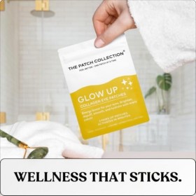 The Patch Collection® Lot de 3 patchs phosphorescents au collagène sous les yeux | Rétinol, acide hyaluronique, nano or, coll...