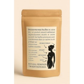 Feuilles de Djéka 100% Naturelles Alchornea cordifolia Soin intime & Bain vapeur – Plante africaine détox post-partum – Yon