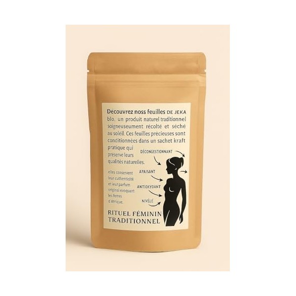 Feuilles de Djéka 100% Naturelles Alchornea cordifolia Soin intime & Bain vapeur – Plante africaine détox post-partum – Yon