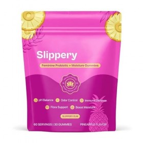 Bonbons Humectants pour Femmes 60 Unités | Probiotiques + Vitamines | Saveur Ananas | Soutien à lHumidité et à lÉquilibre I