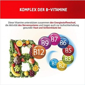 TEREZIA Complexe B Super Forte + | Multivitamines pour une peau saine | 100 % naturelle | 100 comprimés