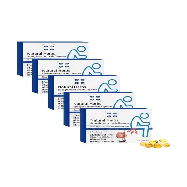 Capsules dhémorroïdes à base de plantes naturelles, capsules naturelles de, soulagement rapide des hémorroïdes pour femmes e ...