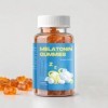 Gummies à la mélatonine 120 pièces – 0,5 mg de mélatonine + vitamine B6 – oursons gélifiés sans sucre – 100% végan, sans géla