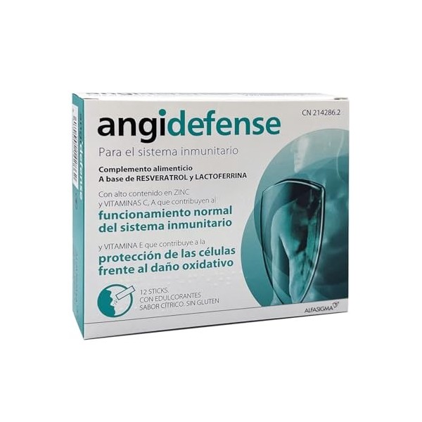 Angidefense - Complément alimentaire pour le système immunitaire - 12 sticks