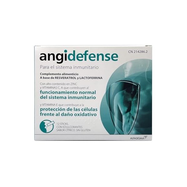 Angidefense - Complément alimentaire pour le système immunitaire - 12 sticks