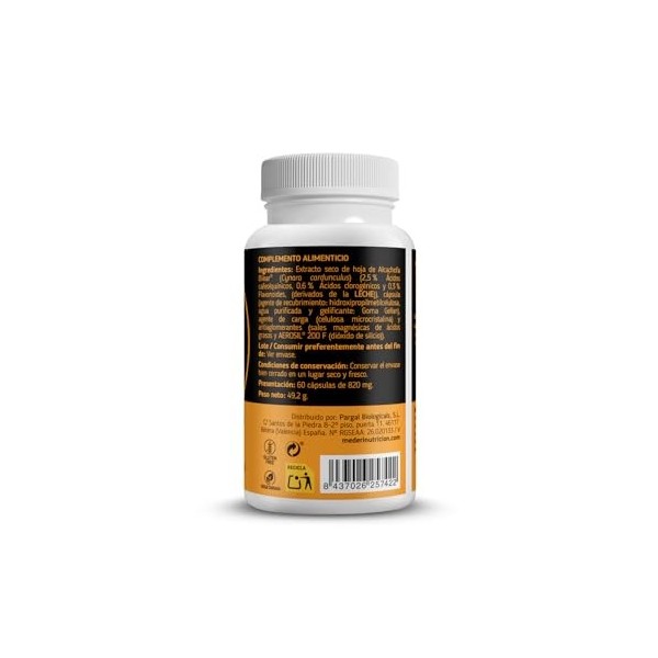 Artichaut Méderi 60 capsules extrait dartichaut concentré pour digestion et bien-être hépatique, soutien au métabolisme des 