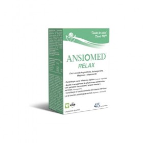 Ansiomed Relax 45 comprimés - Aide à la relaxation quotidienne en période de stress - avec lavande, ashwagandha, magnésium et