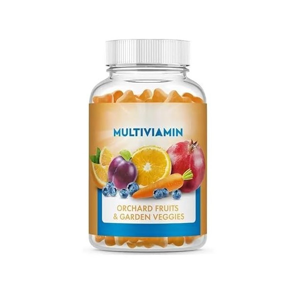 Soutient la santé du cerveau, des yeux et du système immunitaire - Sans gluten | Multivitamines pour femmes et hommes