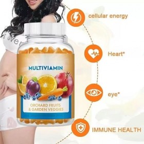 Soutient la santé du cerveau, des yeux et du système immunitaire - Sans gluten | Multivitamines pour femmes et hommes