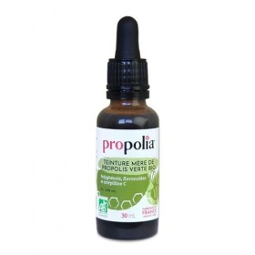 PROPOLIA - Teinture mère Propolis Verte Bio - Immunité & Défenses Naturelles - Haute Concentration 21% - Sans gluten - Fabr