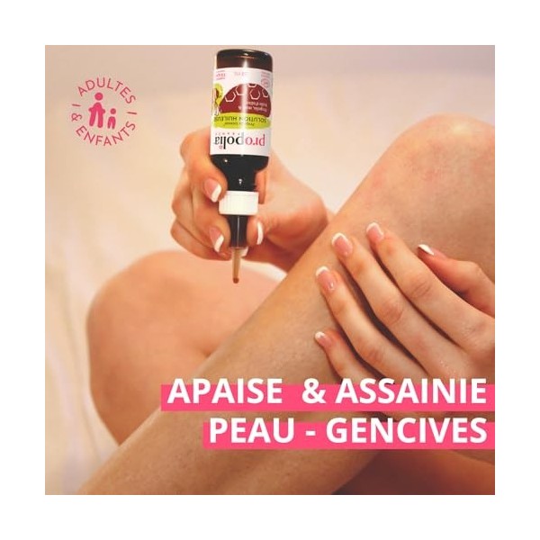 PROPOLIA - Bio - Solution huileuse de Propolis - Apaise et assainit peaux irritées et rougeurs - Propolis, Miel & Huile dOli