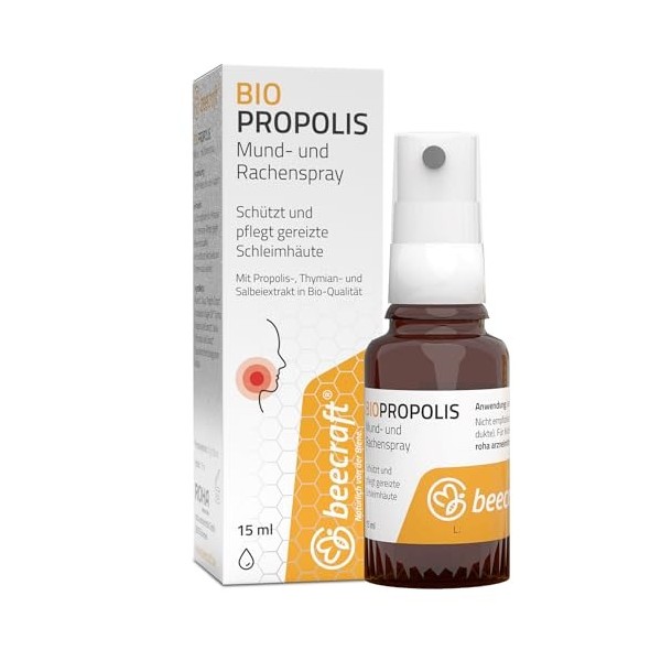 beecraft Propolis Mund- und Rachenspray, 15 ml Solution