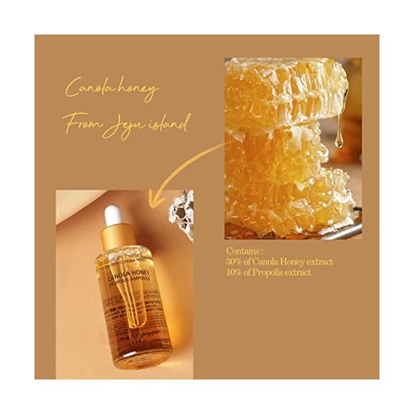 Soins de la peau coréens – The YEON Ampoule de propolis au miel et au canola 50 ml 
