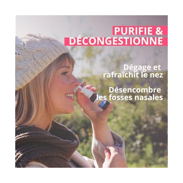 PROPOLIA - Spray Nasal Purifiant - Propolis Bio/Sel de Camargue/Eucalyptus Bio/Thym Bio - Assainit et dégage les voies nasale