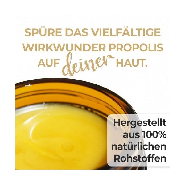 fallea Pommade à la propolis hautement dosée pour lacné, la dermatite atopique, crème contre les démangeaisons, les peaux sè
