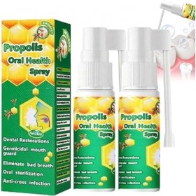 Propolis Oral Health Spray,Fresh Breath,Oral Health Spray, 1/2/3 Pcs Propolis Oral Spray, Fresh Breath 2 Pcs Propolis