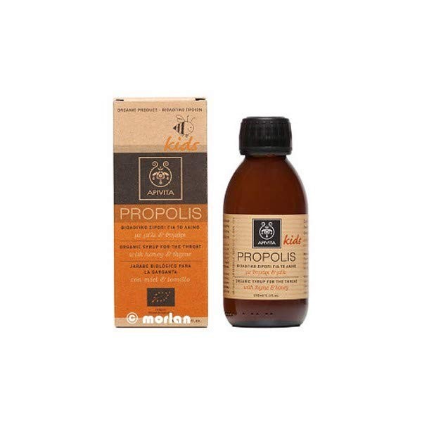 APIVITA Propolis Kids Organic Syrop fot the Throat with Honey & thyme 150 ml