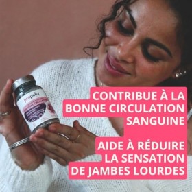 PROPOLIA - Complexe circulatoire - Circulation sanguine Jambes légères - Propolis, Vigne rouge & Cassis - Complément alimenta
