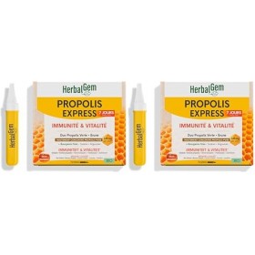 Herbalgem - Propolis Monodoses Bio - Immunité et Vitalité 7x10 ml Lot de 2 Propolis