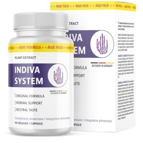Indiva System Gélules | Pour un mode de vie sain | Goût neutre | 90 gélules