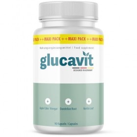 Glucavit Capsules | Convient pour un style de vie sain | Capsules faciles à prendre | Contenu 90 capsules