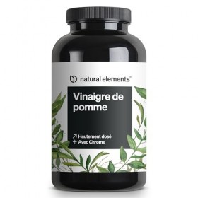 Vinaigre de Cidre de Pomme 1500mg avec la Mère et Chrome – Favorise la Santé Glycémique*, 180 Gélules pour 3 Mois, Hautement 
