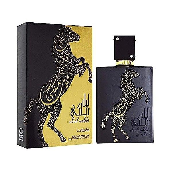 Lattafa – Eau de parfum Lail Maleki en flacon vaporisateur, unisexe, 100 ml