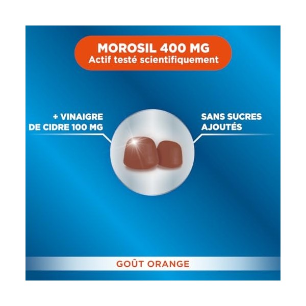 Forté Pharma - XtraSlim Chrono Gummies Morosil minceur - Vinaigre de cidre - Complément alimentaire perte de poids - Bien etr...