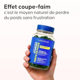 Gummies Vinaigre de Cidre Cellublue - Coupe-Faim Naturel, Digestion & Perte de Poids - Ralentit l’absorption des Sucres après