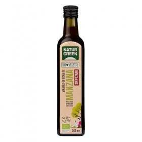 NATURGREEN VINAGRE DE SIDRA DE MANZANA – soin conçu pour une utilisation régulière, contenance 500 ml, peut être utilisé régu