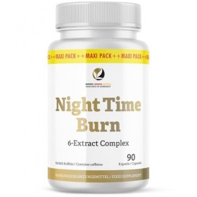 Night Time Burn Capsules | Pour les personnes soucieuses de leur santé | Facile à utiliser | 90 capsules.