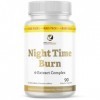 Night Time Burn Capsules | Pour les personnes soucieuses de leur santé | Facile à utiliser | 90 capsules.