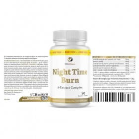 Night Time Burn Capsules | Pour les personnes soucieuses de leur santé | Facile à utiliser | 90 capsules.
