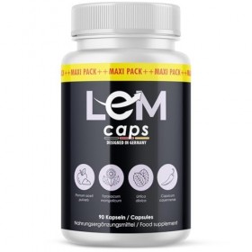 Lean Caps | au vinaigre de cidre et aux extraits de plantes | pour hommes et femmes | 90 capsules par boîte