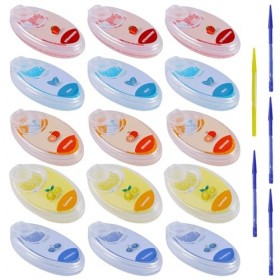 Lot de 15 boîtes de 1500 capsules aromatiques, boules de menthol, filtres aromatiques, capsules filtrantes, capsules explosiv