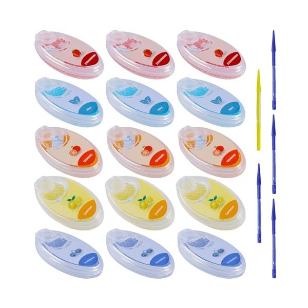 Lot de 15 boîtes de 1500 capsules aromatiques, boules de menthol, filtres aromatiques, capsules filtrantes, capsules explosiv