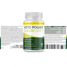 Keto Power X Burn Diet Gélules | Ton partenaire fiable au quotidien | Facile à utiliser | 90 gélules