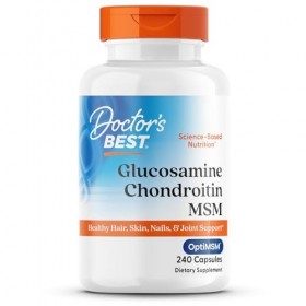 Doctors Best Glucosamine Chondroïtine Msm 240 Gélules