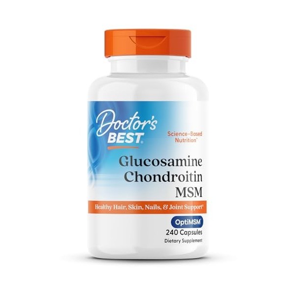 Doctors Best Glucosamine Chondroïtine Msm 240 Gélules